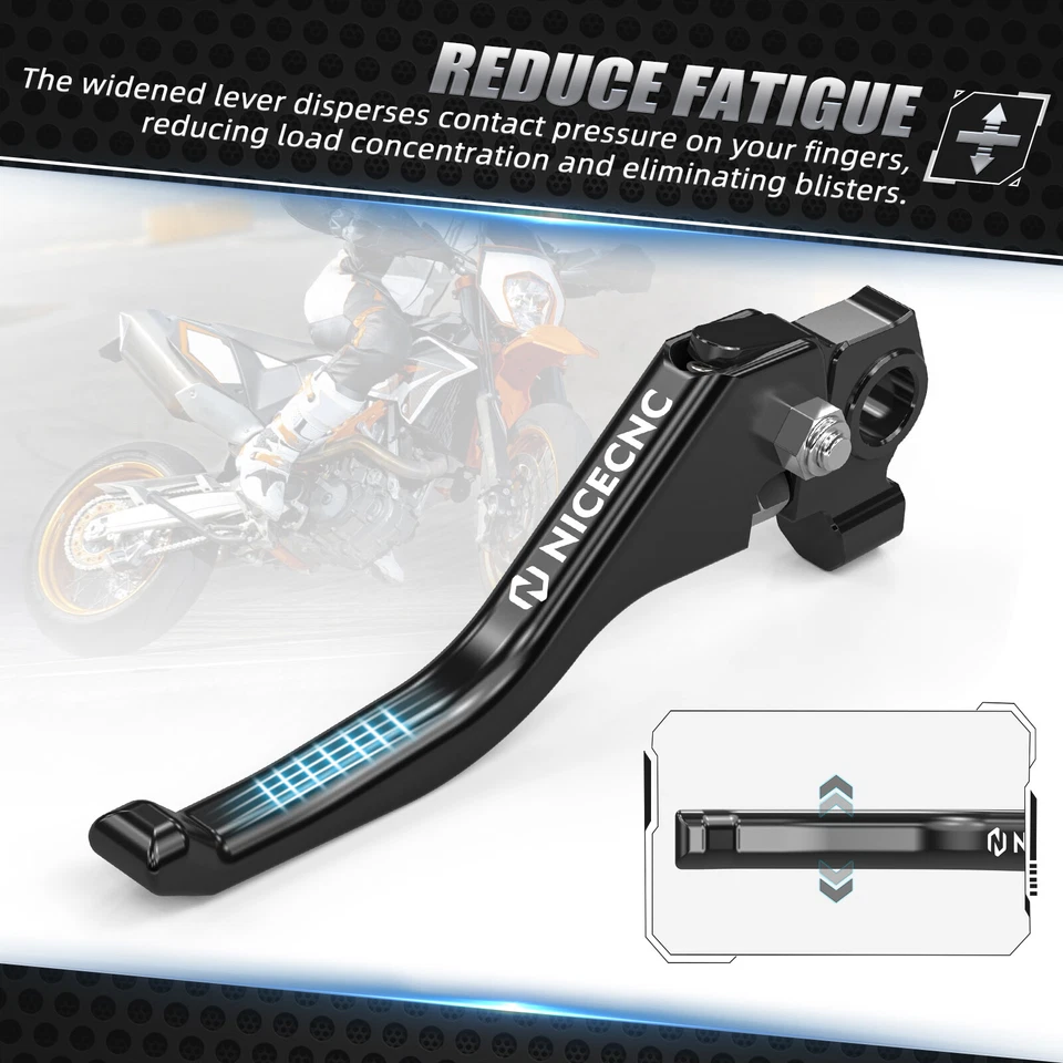 Palanca de freno corta ajustable NICECNC 1,45" para KTM 690 Enduro R SMC-R 2014-2023 Foto 4 de 4