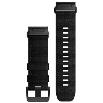 Garmin QuickFit 26 Watch Bands - Tactical Black Nylon 010-13010-00