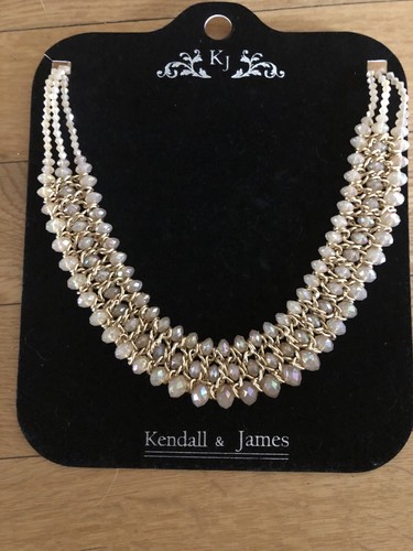 Collana Kendall & James beige e oro - Foto 3 di 8
