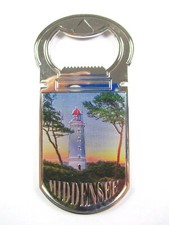 Hiddensee Magnetic Bottle Opener Metal Laser Embossed Souvenir Germany Seasid...