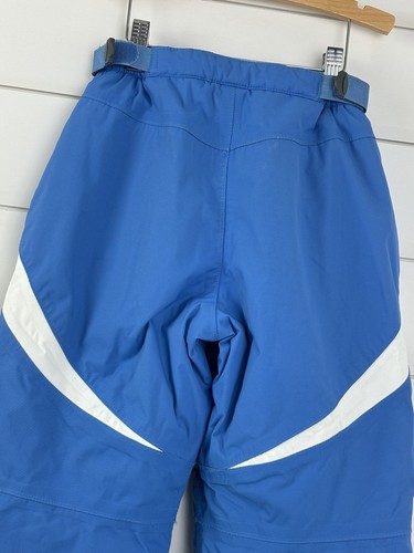 Boys LANDS' END Sz 6 Snow Ski Pants Bottoms Blue White Nylon - Picture 6 of 10