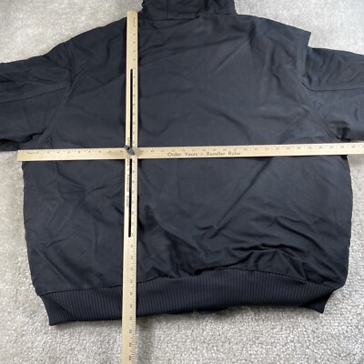 Carhartt Jacket Mens 3XL Black Duck Canvas Active Quilted Lined