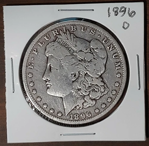 1896 O MORGAN SILVER DOLLAR NEW ORLEANS MINT FINE DETAILS TOUGH DATE 81821B