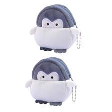 2Pcs Coin Purse Plush Toddler Children Christmas Girls Gift