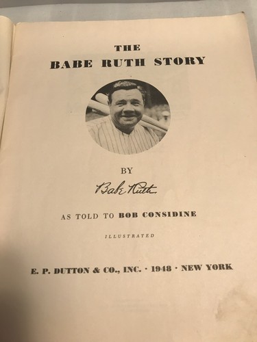 Babe Ruth Story Autobiographie 1948 1. Auflage Buch wie Bob erzählt C#19-24 - Bild 5 von 11