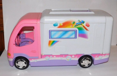 NEAT BARBIE SIZE PREOWNED TOY CAMPER BY GOLDLOK TOYS