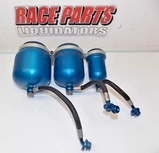 Roush Spun Alum 3 tank brake fluid reservoirs BMRS L/W lines AP race  061725-7