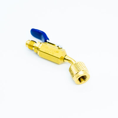 Yellow Jacket 1/4 inch Compact Ball Valve 45 Degree fits Charging