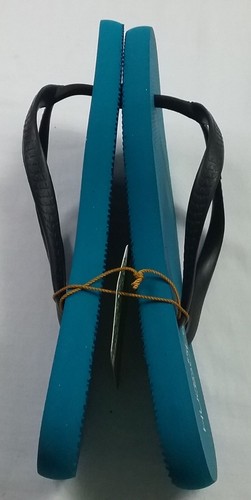 Neue türkisfarbene HUGGOES Damen-Flip-Flops (M, 37-38) - Bild 6 von 15