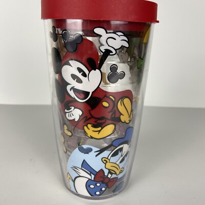 Tervis Tumbler 16 oz. Disney Characters w/ Lid Pluto Minnie Mickey Goofy Donald