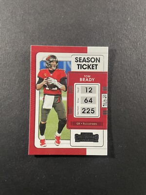 Tom Brady - 2021 Panini Contenders No. 91
