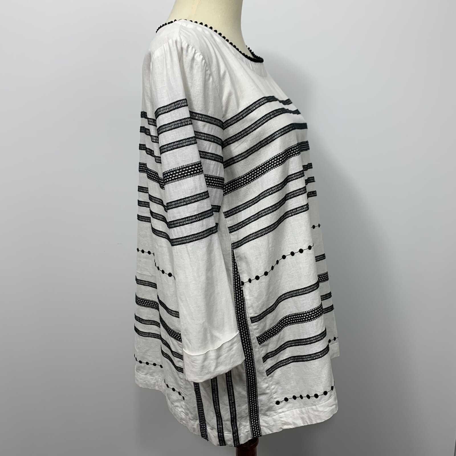 Veste Peck & Peck Athletic Style - Noire Et Blanche, Taille M, État Excellent