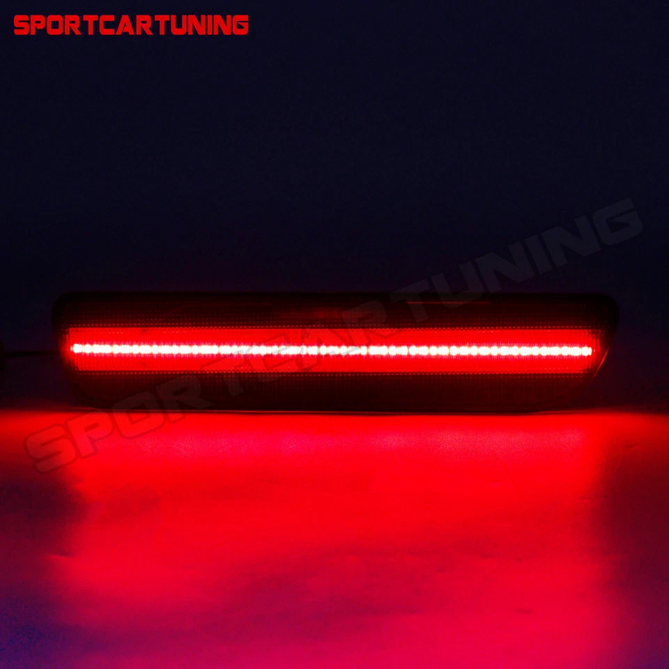 2x Smoked LED Rear Side Marker Lights For 2005 2006 2007 2008 2009 Ford Mustang - Image 2 of 4