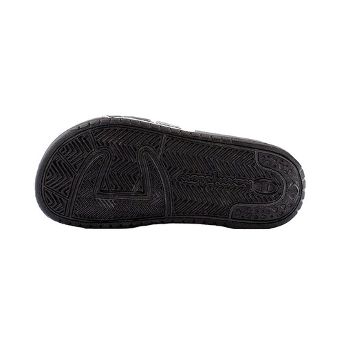 Champion Unisex Kids Super Tiedye Slides Black/Scarlet Cp101195P, Size 12 - Picture 3 of 5
