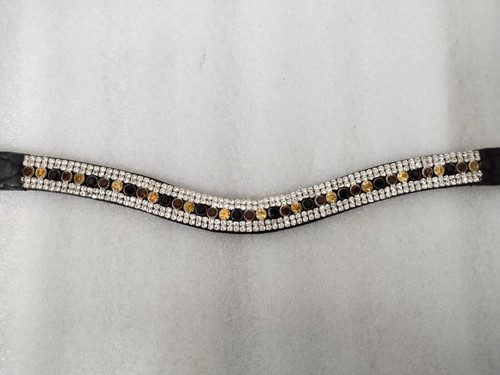 Harrison Howard Pferde-Stirnband Mit Diamantverzierung – Gepolstert, Gebogenes Design, In 4 Farben