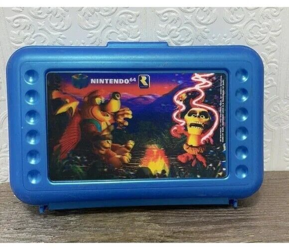 RARE LIMITED EDITION 1998 Banjo-Kazooie 64 NINTENDO PENCIL CASE 3D