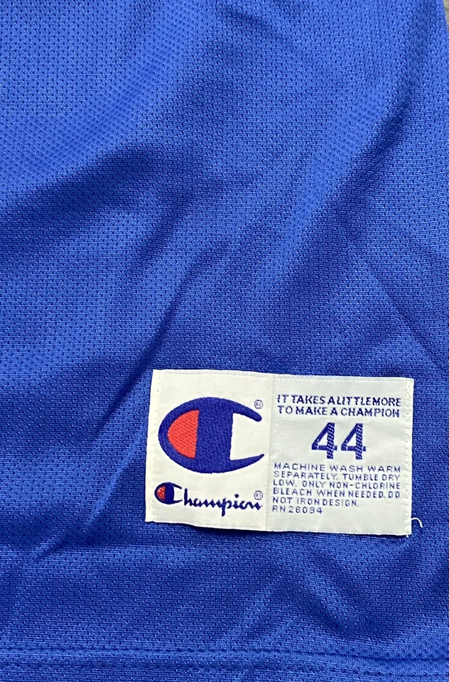 KERRY KITTLES Vtg 1990’s Champion New Jersey Nets #30 Jersey Men’s Size 44 - Image 4 of 4