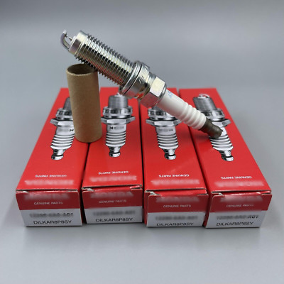 4PCS Genuine NGK 12290-6A0-A01 Spark Plug DILKAR8P8SY For Honda Civic CR-V 92411