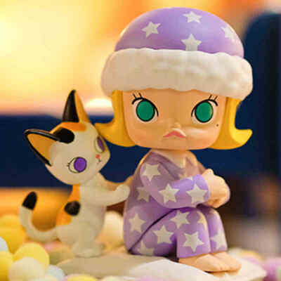 POP MART One Day of Molly Series Confirmed Blind Box Figure Art