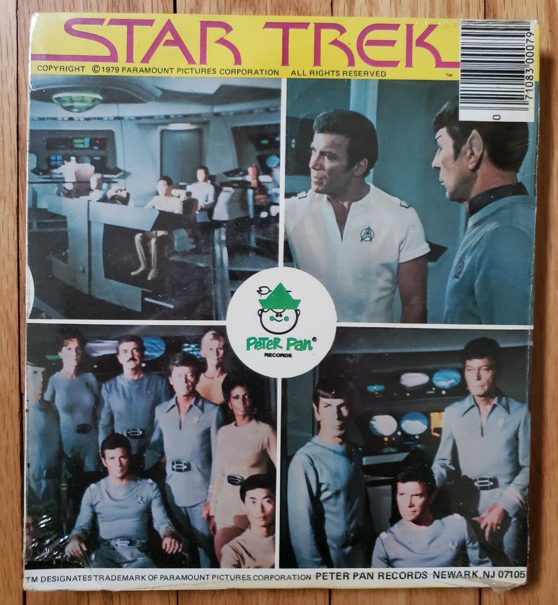 Star Trek Factory Sealed 45rpm #1514 The Time Stealer Peter Pan