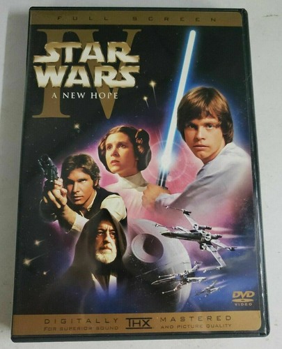 ✅STAR WARS Episode IV A New Hope (DVD 2004 FULLSCREEN) REMASTERED VERSION 1 DISC - Bild 1 von 2