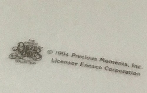 Taza de café Enesco Precious Moments Welcome To Sugar Town 1994 3D vintage nieve - Imagen 5 de 6