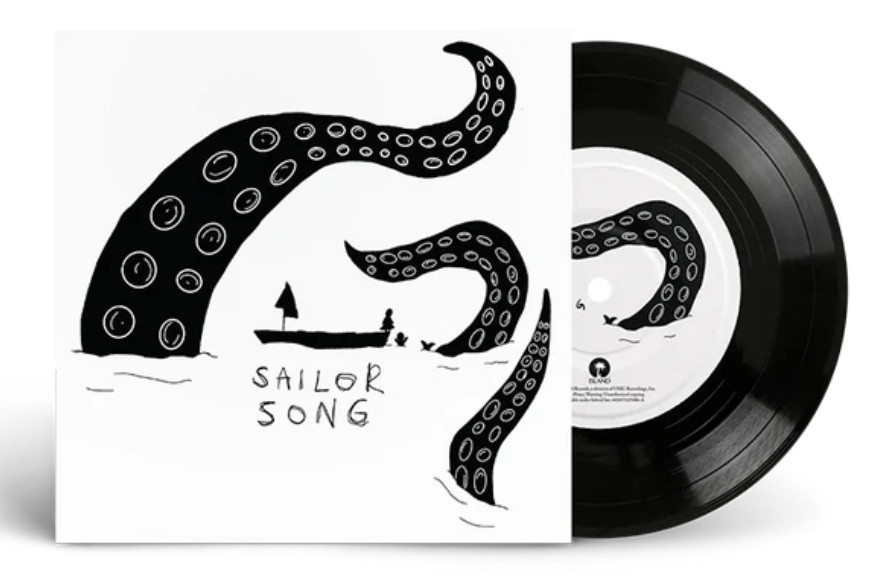 SIGNED Cover - Gigi Perez sailor Song Black 7” Vinyl - Ready To Ship