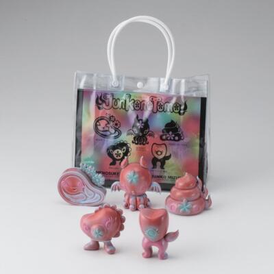 TOMENOSUKE JUNKONOTOMO RED MARBLE 5 PC SET SOFUBI VINYL FIGURE