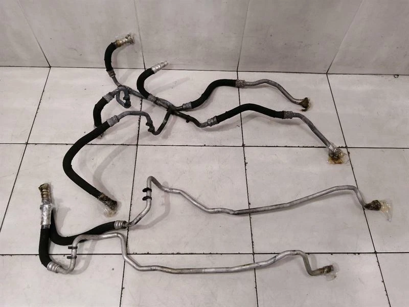 BMW 760i N74 F02 F01 Engine Oil Cooler Pipe Set 17227591898  