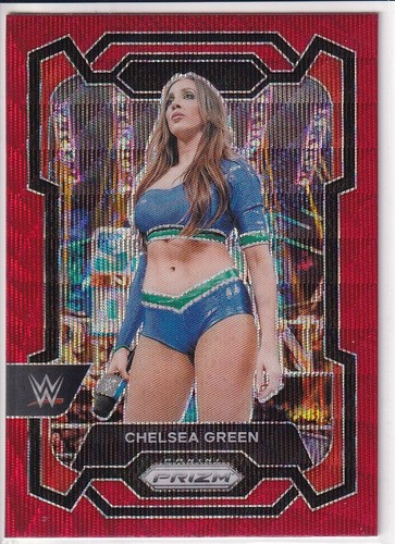 Chelsea Green - 2024 Panini Prizm WWE - Ruby Wave Prizm #112 - RAW