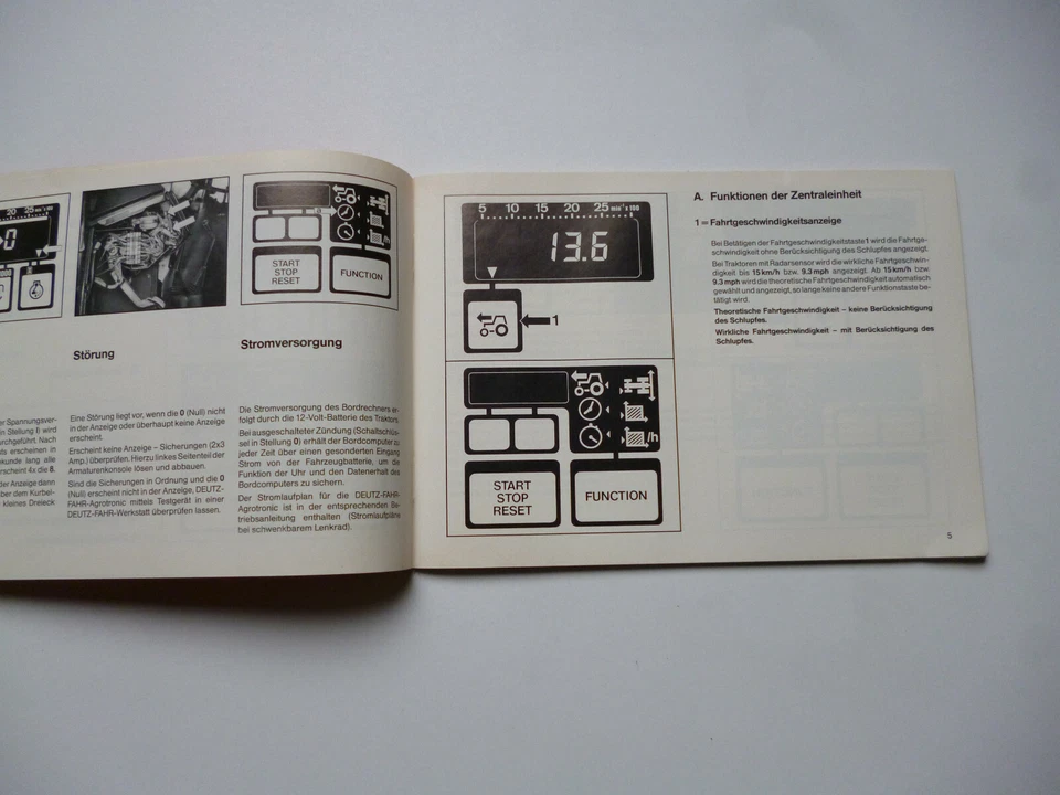 Deutz- Fahr- Agrotronic für Deutz-Fahr-Traktoren Orig. Betriebsanleitung 08.86 - Bild 3 von 4