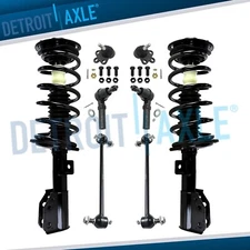 Front Struts & Spring Sway Bars Tie Rods Ball Joints for 2010-2017 Chevy Equinox