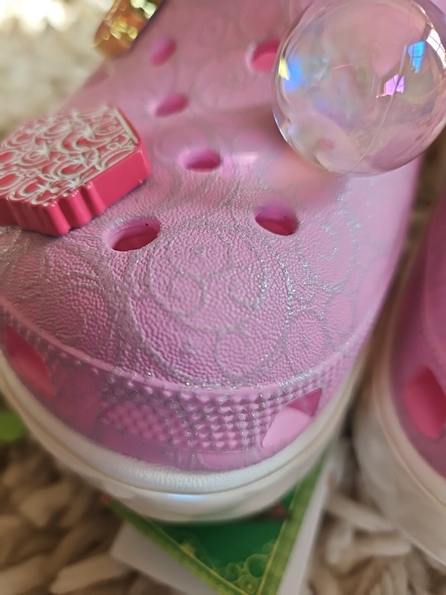 NEW Crocs WICKED GLINDA SIREN CLOG Size M6/W8 PINK AMAZING