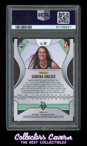 2020 Panini Prizm WNBA #89 Sabrina Ionescu PSA 10 (GEM MINT) RC - Bild 2 von 2