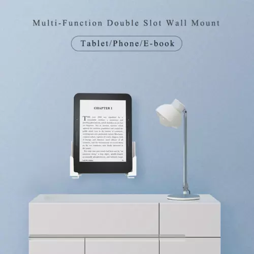 2pcs Adjustable Wall Mount Tablet Holder Universal Phone Frame Stand Bracket
