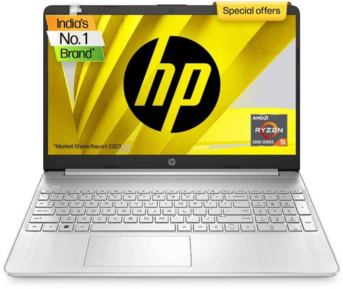 HP AMD Ryzen 5 Hexa Core 5500U - (8 GB/512 GB SSD/Windows 11 Home) 15s-eq2144au - 第 1/5 張圖片