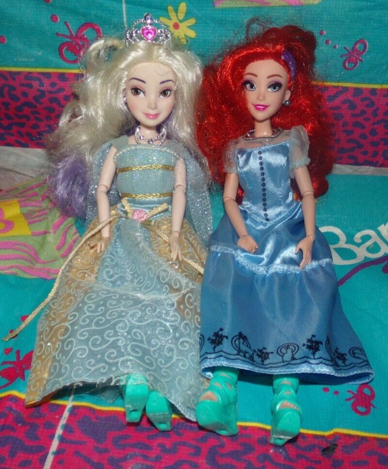 2015/2017 Hasbro Disney Dolls Articulated Hands Lot Of 2