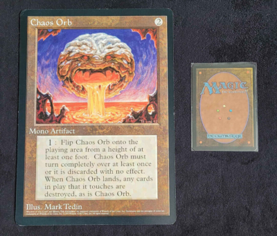 Chaos Orb - Oversized Promo - Near Mint [MTG TCG] | eBay UK