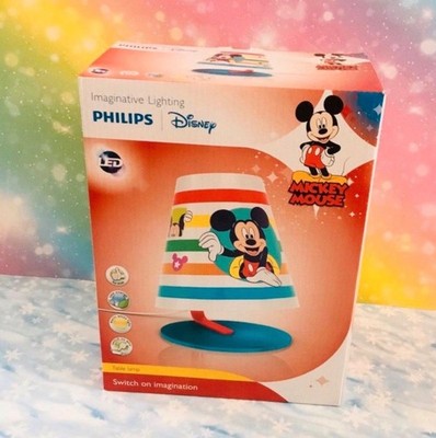 UNBENUTZT! PHILIPS DISNEY MICKEY MOUSE KINDER LED LAMPE TISCHLAMPE