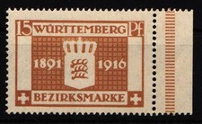 W&uuml;rttemberg 126 mint from margin #ik467