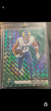 puka nacua rookie card green mosaic rare limited card