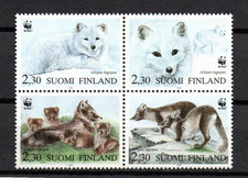 FINLAND. 1993 SG1310 - SG1303 Endangered Species. The Arctic Fox. MNH