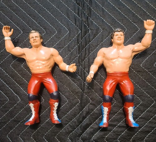 1986 WWF LJN British Bulldogs Tag Team figures WWE...