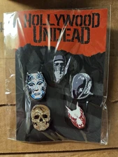HOLLYWOOD UNDEAD - VIP Package Hard Enamel Pin Set Band Merch Collectible