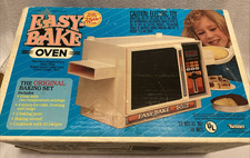Easy Bake Oven Dual-Temp W/ Box Pans and Cookbook 1988 Kenner Vintage