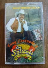Los Sultanes De Nuevo Leon y Tony Coronado Que No Aprendes Corazon Cassette NEW