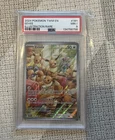 Graded Pokemon Card - Eevee 188/167 Twilight Masquerade Illustration Rare PSA 9
