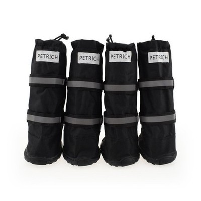 Dog Shoes Anti-Slip Dogs Boots Paw Protector with Reflective Straps for Outdoor