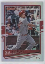 2020 Panini Donruss Photo Variation Career Stat Line /500 Paul Goldschmidt 10k8