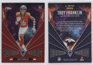 2024 Panini Phoenix Rookie Rising Red /99 Troy Franklin #RR-TFN RC
